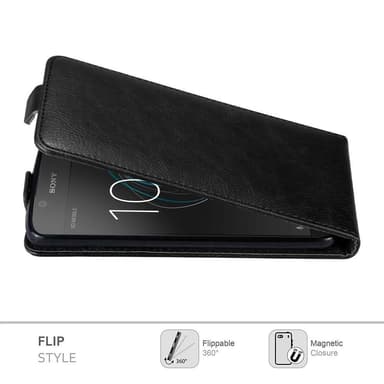 Sony Xperia L1 Pungetui Flip Cover (Sort)