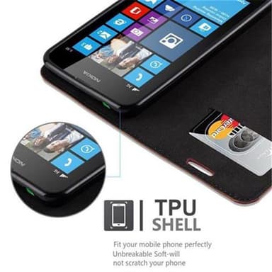 HTC ONE M7 Cover Etui Case (Rød)