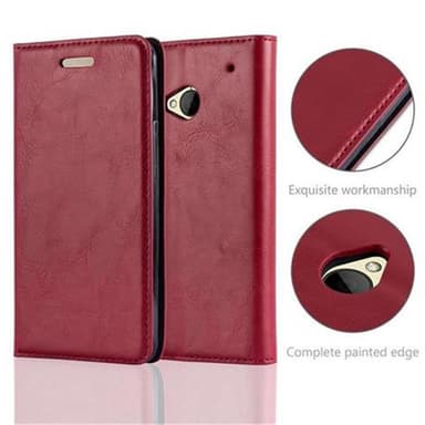 HTC ONE M7 Cover Etui Case (Rød)
