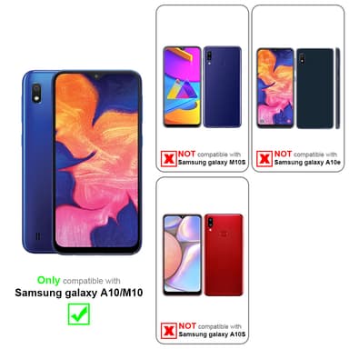 Cover Samsung Galaxy A10 / M10 Etui Case (Blå)
