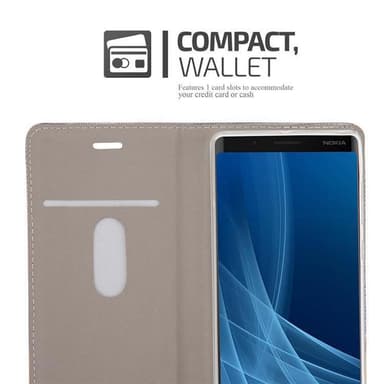 Nokia 8 Sirocco Pungetui Cover Case (Grå)