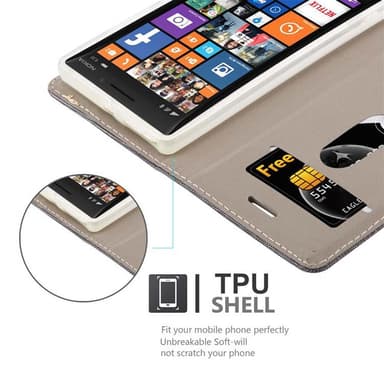 Nokia Lumia 929 / 930 Pungetui Cover Case (Grå)