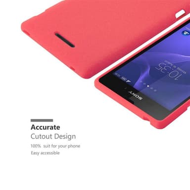 Cover Sony Xperia T3 Etui Case (Rød)