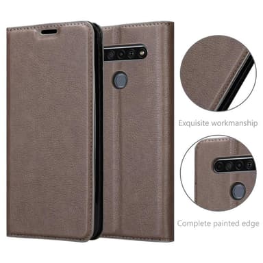 LG K61 Cover Etui Case (Brun)