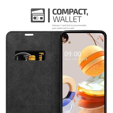 LG K61 Cover Etui Case (Brun)