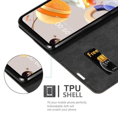 LG K61 Cover Etui Case (Brun)