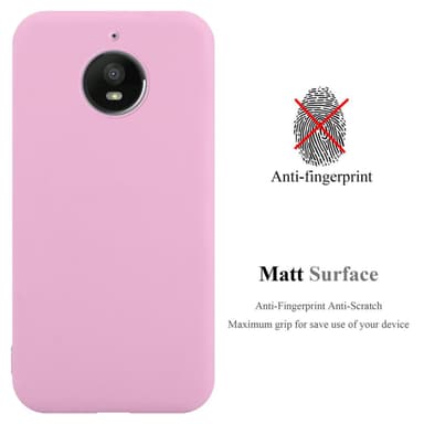 Cover Motorola MOTO E4 PLUS Etui Case (Lyserød)