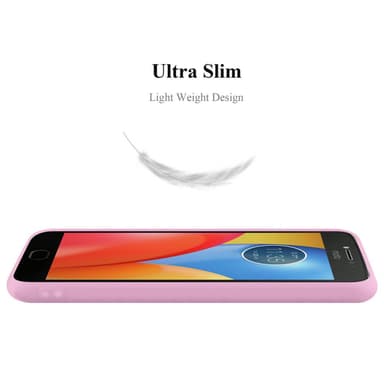 Cover Motorola MOTO E4 PLUS Etui Case (Lyserød)