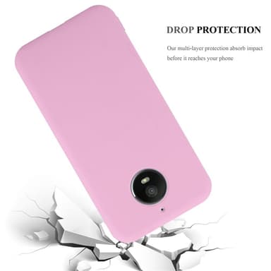 Cover Motorola MOTO E4 PLUS Etui Case (Lyserød)