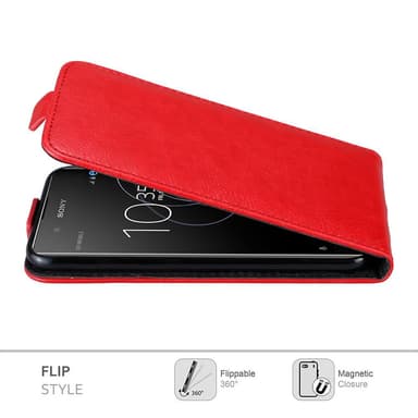Sony Xperia XA1 PLUS Pungetui Flip Cover (Rød)