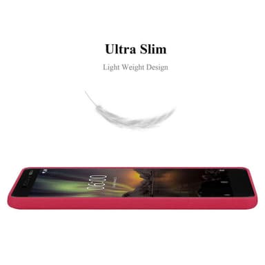 Cover Nokia 6.1 Etui Case (Rød)