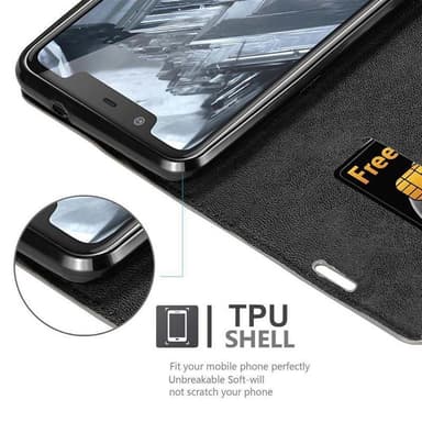 Nokia 5.1 PLUS / X5 Cover Etui Case (Brun)