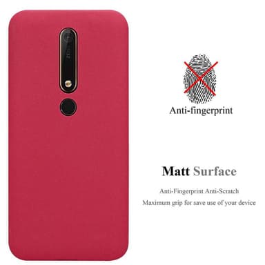 Cover Nokia 6.1 Etui Case (Rød)
