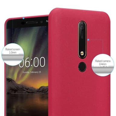Cover Nokia 6.1 Etui Case (Rød)