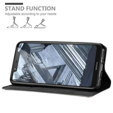 Nokia 5.1 PLUS / X5 Cover Etui Case (Brun)