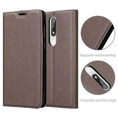 Nokia 5.1 PLUS / X5 Cover Etui Case (Brun)