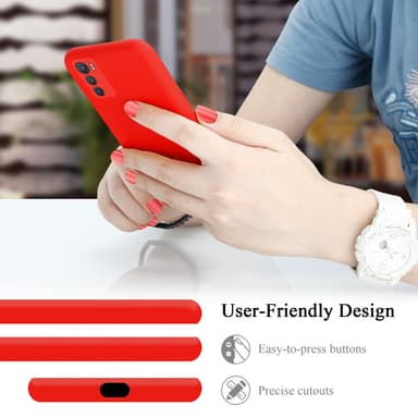 Motorola MOTO G42 Cover Etui Case (Rød)