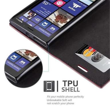 Nokia Lumia 920 Cover Etui Case (Rød)