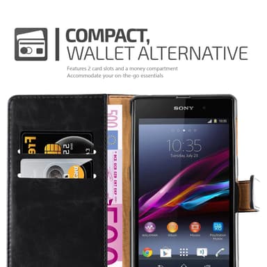 Cover Sony Xperia Z Etui Case (Sort)