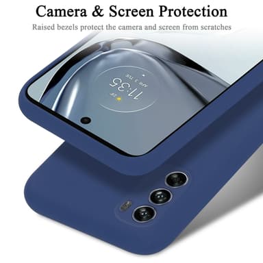 Motorola MOTO G62 5G Cover Etui Case (Blå)