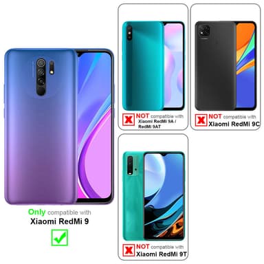 Xiaomi RedMi 9 Etui Case Cover (Gennemsigtig)