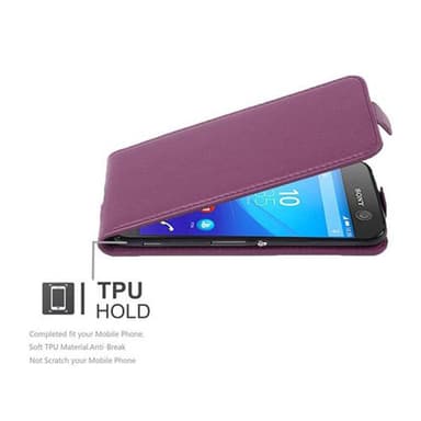 Sony Xperia M5 Pungetui Flip Cover (Lilla)
