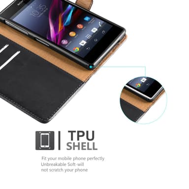 Cover Sony Xperia Z Etui Case (Sort)