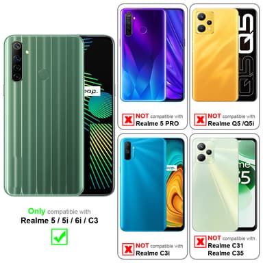 Cover Realme 5 / 5i / 6i / C3 Etui Case (Lyserød)