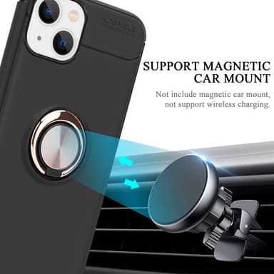 Cover iPhone 14 PLUS Etui Case (Sort)