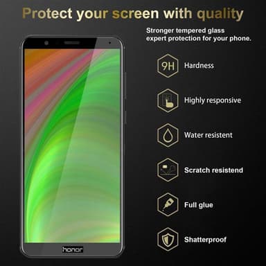Honor 7X 3x Skærmbeskytter Beskyttelsesglas