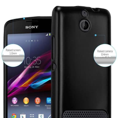 Sony Xperia E1 Cover Etui Case (Sort)