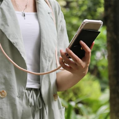 Nokia 7.1 Etui Cover Kæde (Lyserød)