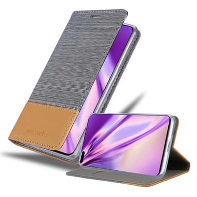 Huawei P40 Pungetui Cover Case (Grå)