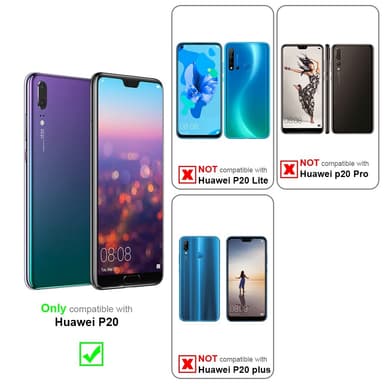 Cover Huawei P20 Etui Case (Sort)