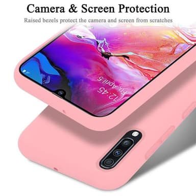 Samsung Galaxy A70 / A70s Cover Etui Case (Lyserød)