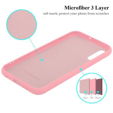 Samsung Galaxy A70 / A70s Cover Etui Case (Lyserød)
