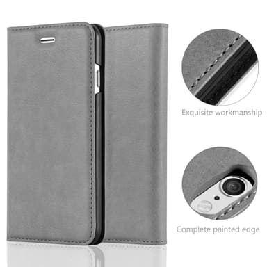 iPhone 6 / 6S Pungetui Flip Cover (Grå)