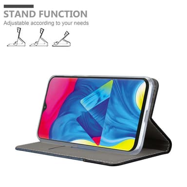 Samsung Galaxy A10 / M10 Pungetui Cover Case (Blå)