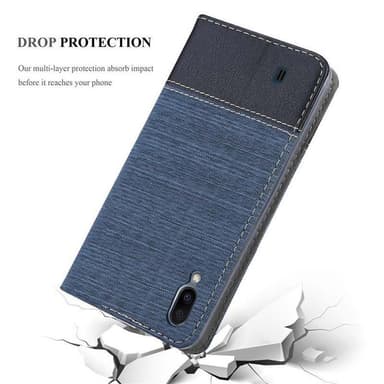 Samsung Galaxy A10 / M10 Pungetui Cover Case (Blå)