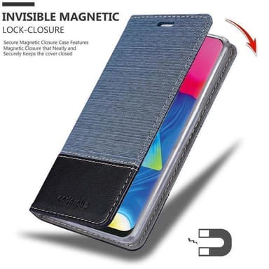 Samsung Galaxy A10 / M10 Pungetui Cover Case (Blå)