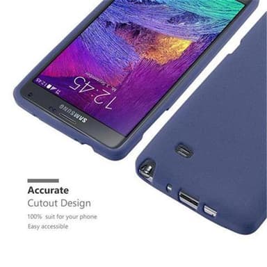 Cover Samsung Galaxy NOTE 4 Etui Case (Blå)