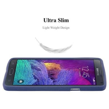 Cover Samsung Galaxy NOTE 4 Etui Case (Blå)