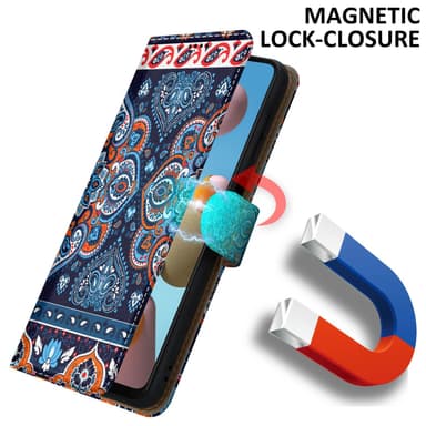 Samsung Galaxy A21s Pungetui Cover Case (Blå)