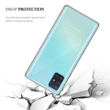 Samsung Galaxy A51 5G Cover TPU Etui (Gennemsigtig)