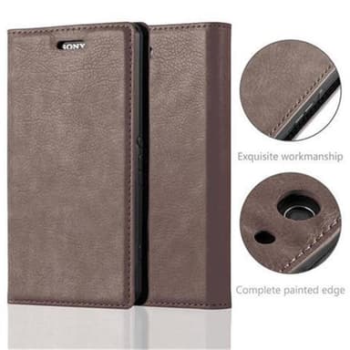 Sony Xperia Z3 COMPACT Cover Etui Case (Brun)