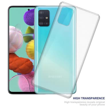 Samsung Galaxy A51 5G Cover TPU Etui (Gennemsigtig)