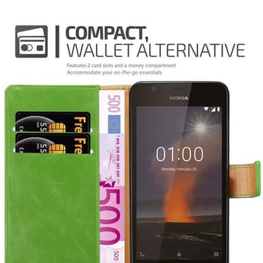 Cover Nokia 1 2018 Etui Case (Grøn)