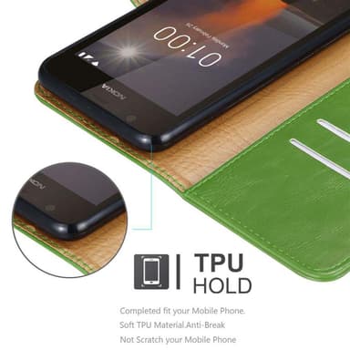Cover Nokia 1 2018 Etui Case (Grøn)