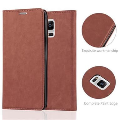 Samsung Galaxy NOTE 4 Cover Etui Case (Brun)