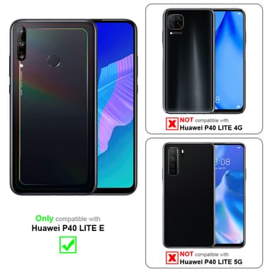 Huawei P40 LITE E Cover Etui Case (Sort)